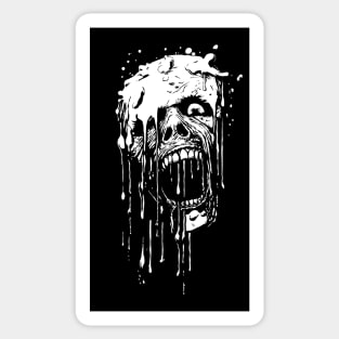 Melting Zombie Sticker